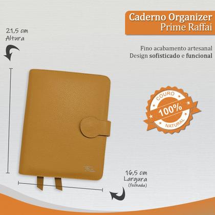 Imagem de Caderno Organizer Couro 127-R Raffai Couros