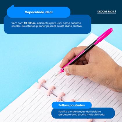Imagem de Caderno Personalizado De Disco Inteligente Grand Touch Couro