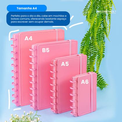 Imagem de Caderno Personalizado De Disco Inteligente Grand Touch Couro