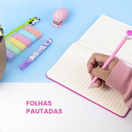 Imagem de Caderno Personalizado Pequeno Capa Dura Glitter Escolar 80f