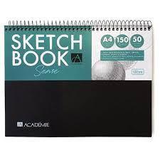 Imagem de Caderno sketch book essential espiral capa dura a4 50f 