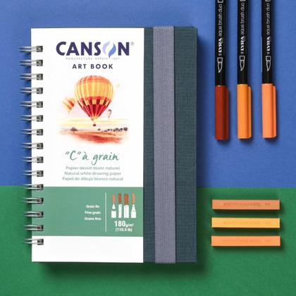 Imagem de Caderno Sketchbook Canson C a Grain A5 180g 50 Folhas