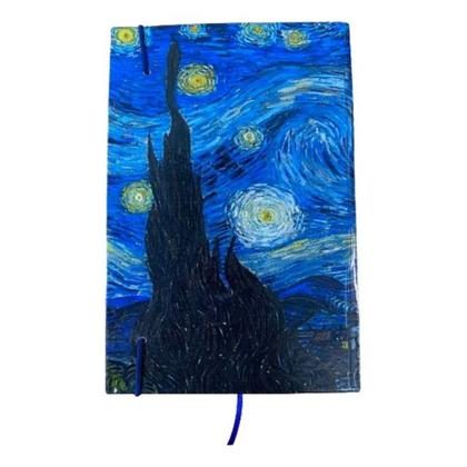 Imagem de Caderno Sketchbook Grande - Capa Noite Estrelada - Van Gogh - 21x14cm