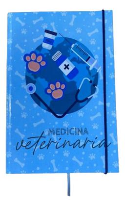 Imagem de Caderno Sketchbook Grande - Capa Profissões Medicina Veterinária - 21x14cm