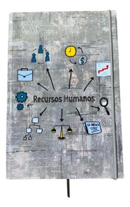 Imagem de Caderno Sketchbook Grande - Capa Profissões Recursos Humanos - 21x14cm