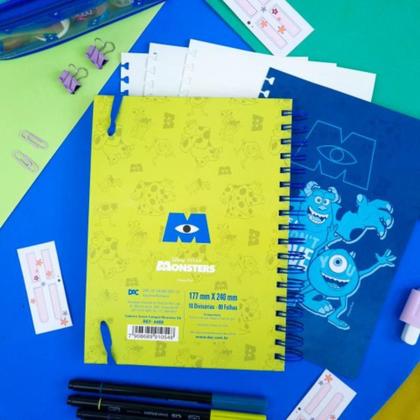Imagem de Caderno Smart Colegial Disney Monstros S.A Mike Wazowski