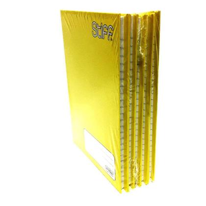 Imagem de CADERNO STIFF JANDAIA 96 FOLHAS AMARELO 140 mm X 200 mm - KIT COM 5 UN
