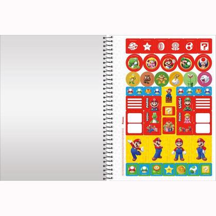 Imagem de Caderno Univ. 10 Matérias 160Fls Super Mario Capa 1 - Foroni