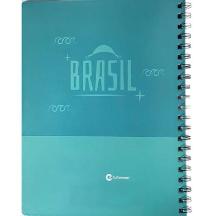 Imagem de Caderno Universitário 1 Matéria Mapa Do Brasil 80 Folhas