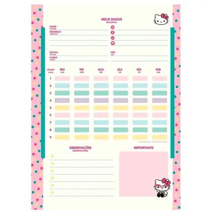 Imagem de Caderno Universitário 10x1 160 Fls C.D. Jandaia - Hello Kitty Kraft 5