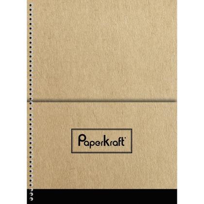 Imagem de Caderno Universitário 10X1 Capa Dura Paper KRAFT Masculino 160 Folhas com Bolsa Pacote com 4