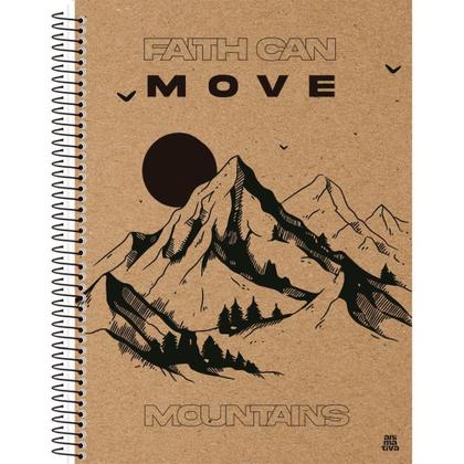 Imagem de Caderno Universitário 10X1 Capa Dura Paper KRAFT Masculino 160 Folhas com Bolsa Pacote com 4