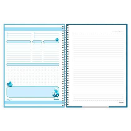 Imagem de Caderno Universitário 1x1 80 Fls C.D. Foroni - Smurfs 3
