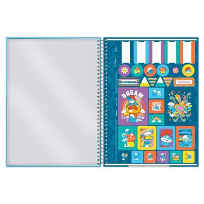 Imagem de Caderno Universitário 1x1 80 Fls C.D. Foroni - Smurfs 3