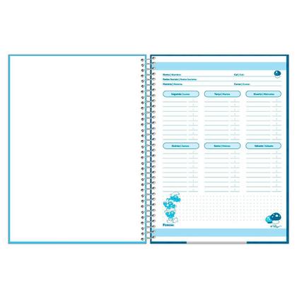 Imagem de Caderno Universitário 1x1 80 Fls C.D. Foroni - Smurfs 3