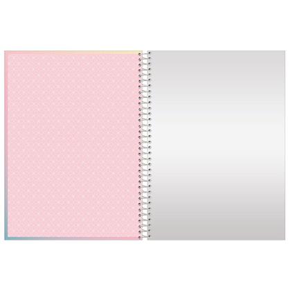 Imagem de Caderno Universitário Foroni Espiral 160Fls Blush Degrade