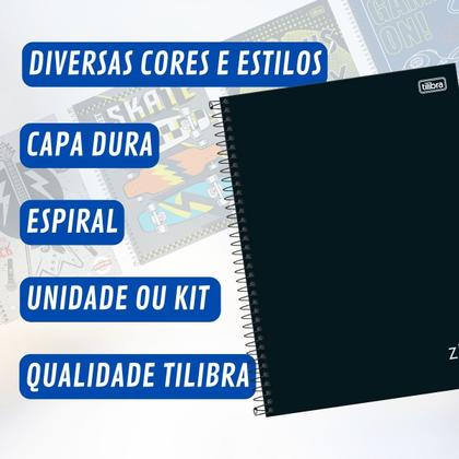 Imagem de Caderno Universitário Tilibra Kit Ou Unidade Diversos Modelos