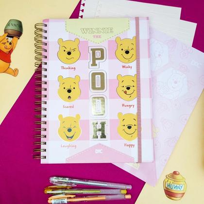 Imagem de Caderno Ursinho Pooh Universitário 80fls Tira e Põe - Dac