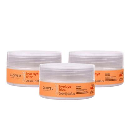 Imagem de Cadiveu Bye Bye Frizz Mask Kit 3 Máscara Capilar 200ml