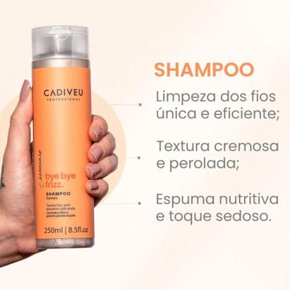 Imagem de Cadiveu Bye Bye Frizz Shampoo 250ml