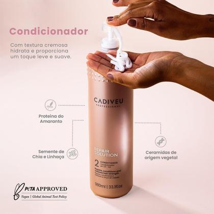 Imagem de Cadiveu Professional Repair Solution Condicionador Reparador 980ml
