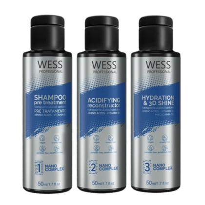 Imagem de Cadiveu Spray Bye Bye Frizz 200ml +Wess Kit NanoSelagem 50ml