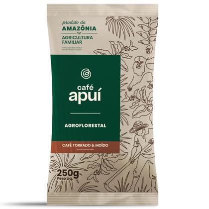 Imagem de Café apuí agroflorestal torrado e moído 250g