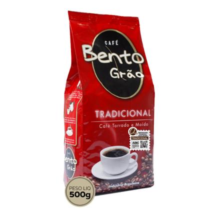 Imagem de Café Bento Grão Tradicional - Café torrado e moído - cx 1 kg (cx com 2 pacotes de 500g)