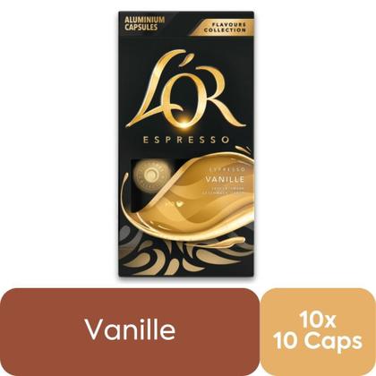 Imagem de Café Cápsulas Lor Nespresso Vanille Kit com 100 Cápsulas