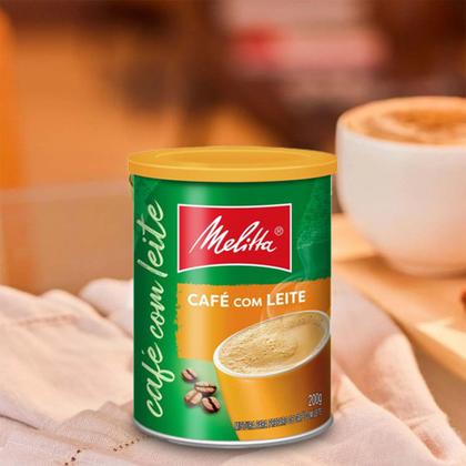 Imagem de Café com Leite Solúvel Clássico Melitta Lata 200g