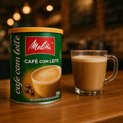 Imagem de Café com Leite Solúvel Clássico Melitta Lata 200g