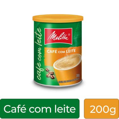 Imagem de Café com Leite Solúvel Clássico Melitta Lata 200g