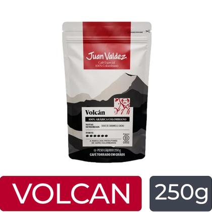 Imagem de Café em Grãos Importado Colombiano Juan Valdez Volcán 250g Blend Arabica Premium Região Vulcânica Colombia