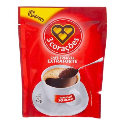 Imagem de Café Extra Forte Solúvel 3 Corações 50g