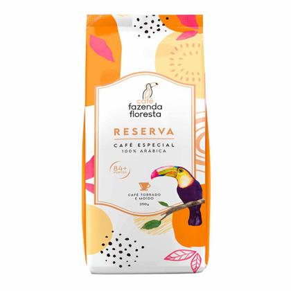 Café Fazenda Floresta Especial Reserva - Torrado e Moído 250g Imagem de Café Fazenda Floresta Especial Reserva - Torrado e Moído 250g