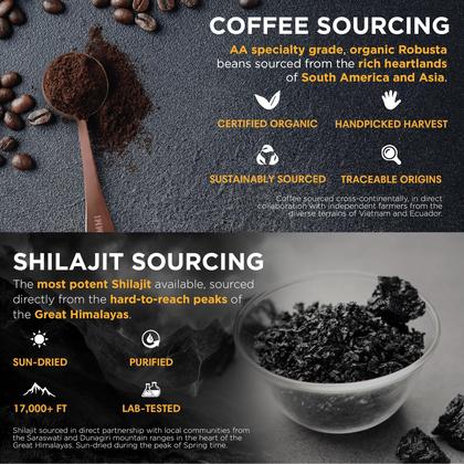 Imagem de Café Immortal Drip Shilajit Organic Dark Roast Ground