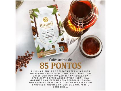 Imagem de Café Moído Especial 3 Corações Rituais 85+ Chocolate 100% Arábica Pacote 250g