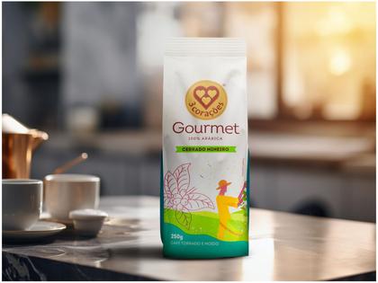Imagem de Café Moído Gourmet 3 Corações 100% Arábica Cerrado Mineiro 250g