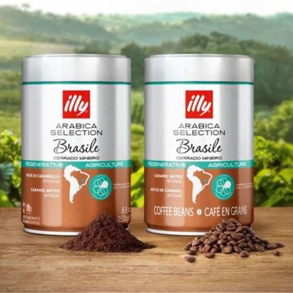 Imagem de Café Moído Illy Arabica Cerrado Mineiro Kit 3x250g