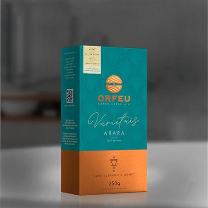 Imagem de Café Moído Premium Orfeu Arara Kit 5 Pacotes de 250g