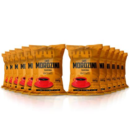 Imagem de Café Morozini Tradicional em pó 500g (10 unidades)