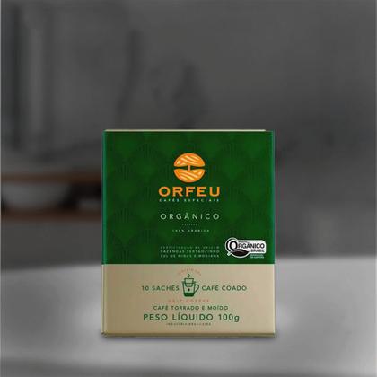 Imagem de Café Orfeu Drip Coffee Orgânico Kit 10 Caixas