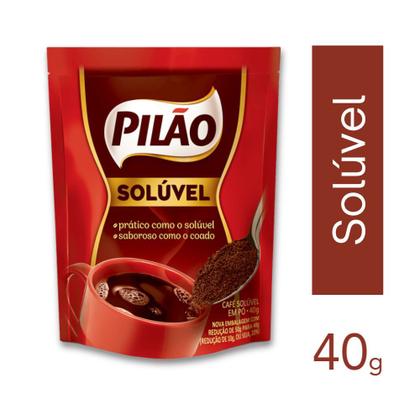 Imagem de Café Pilão Solúvel Tradicional Kit 3 Sachês 40g