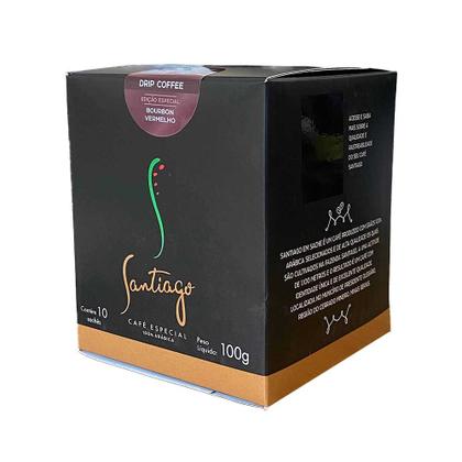 Café Santiago Drip Coffee 10 unidades Imagem de Café Santiago Drip Coffee 10 unidades