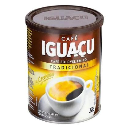 Imagem de Café Solúvel IGUAÇU Cremoso TRADICIONAL Em Pó 200g Lata