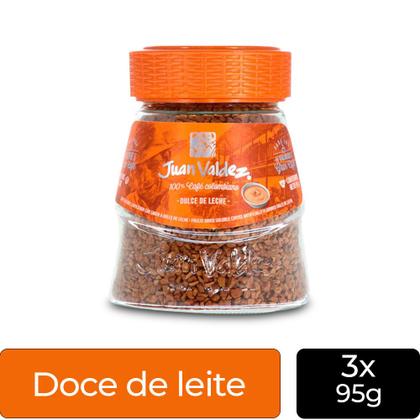 Imagem de Café Solúvel Juan Valdez Doce de Leite Kit 3 Potes de 95g