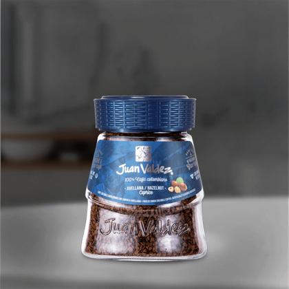 Imagem de Café Solúvel Juan Valdez Sabor Avelã Kit 10 Potes de 95g