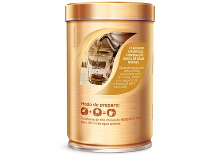 Café Solúvel Nescafé Gold Espresso Intensidade 6 - Lata 100g Imagem de Café Solúvel Nescafé Gold Espresso Intensidade 6 - Lata 100g