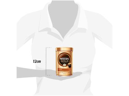 Café Solúvel Nescafé Gold Espresso Intensidade 6 - Lata 100g Imagem de Café Solúvel Nescafé Gold Espresso Intensidade 6 - Lata 100g