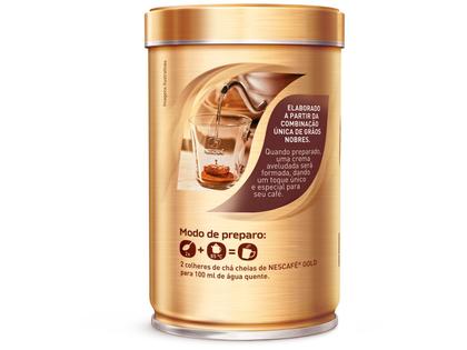 Café Solúvel Nescafé Gold Espresso Intensidade 8 - Lata 100g Imagem de Café Solúvel Nescafé Gold Espresso Intensidade 8 - Lata 100g